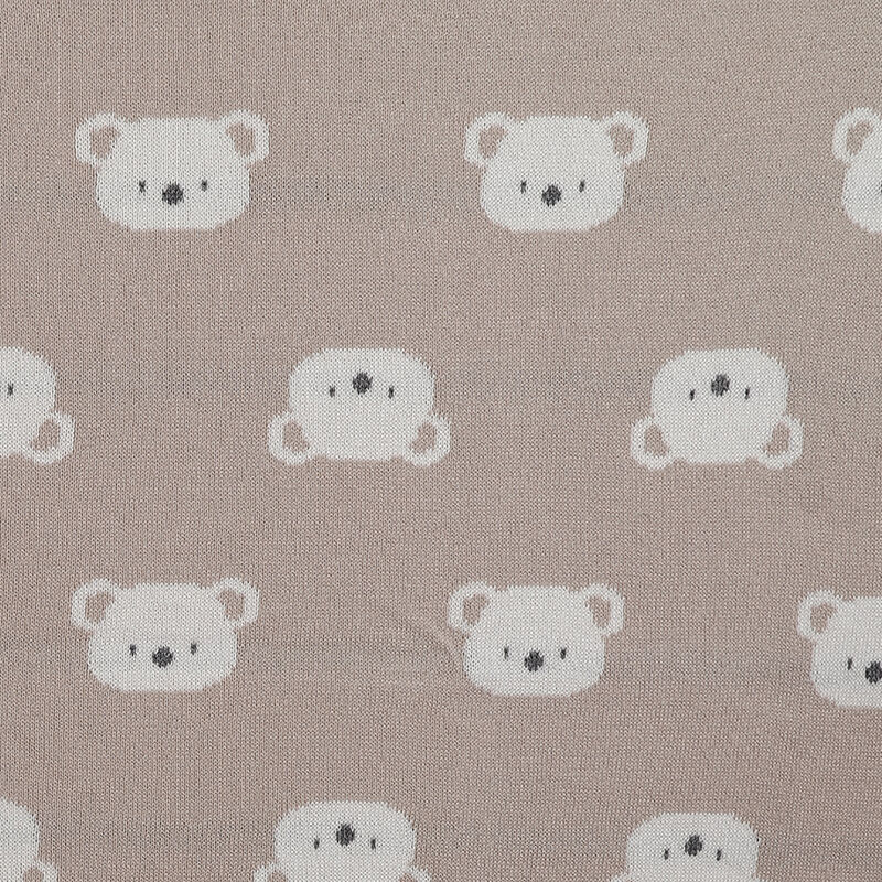 Infants Light Natural Printed Pram Blanket image number 2